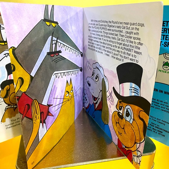 POUND PUPPIES VINTAGE 1985 IN FUN FROM A TO Z FULL COLOR BOOK 24 PAGE - Picture 13 of 15